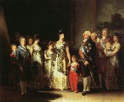 Francisco Goya Portrait of the Family of Charles IV Sweden oil painting artist
